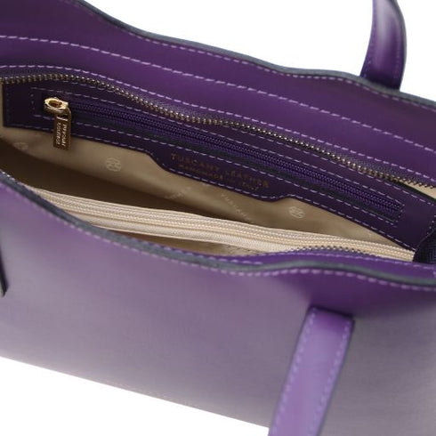 Olimpia - Leather tote - Small size